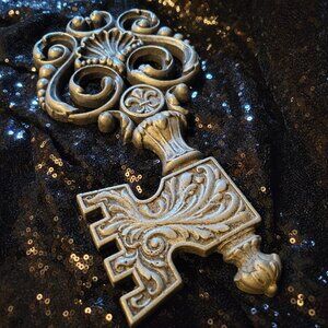 Vintage Aluminum Wall Key